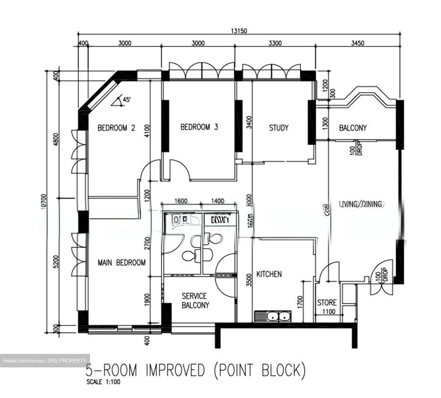 Blk 81 Lorong 4 Toa Payoh (Toa Payoh), HDB 5 Rooms #566726651
